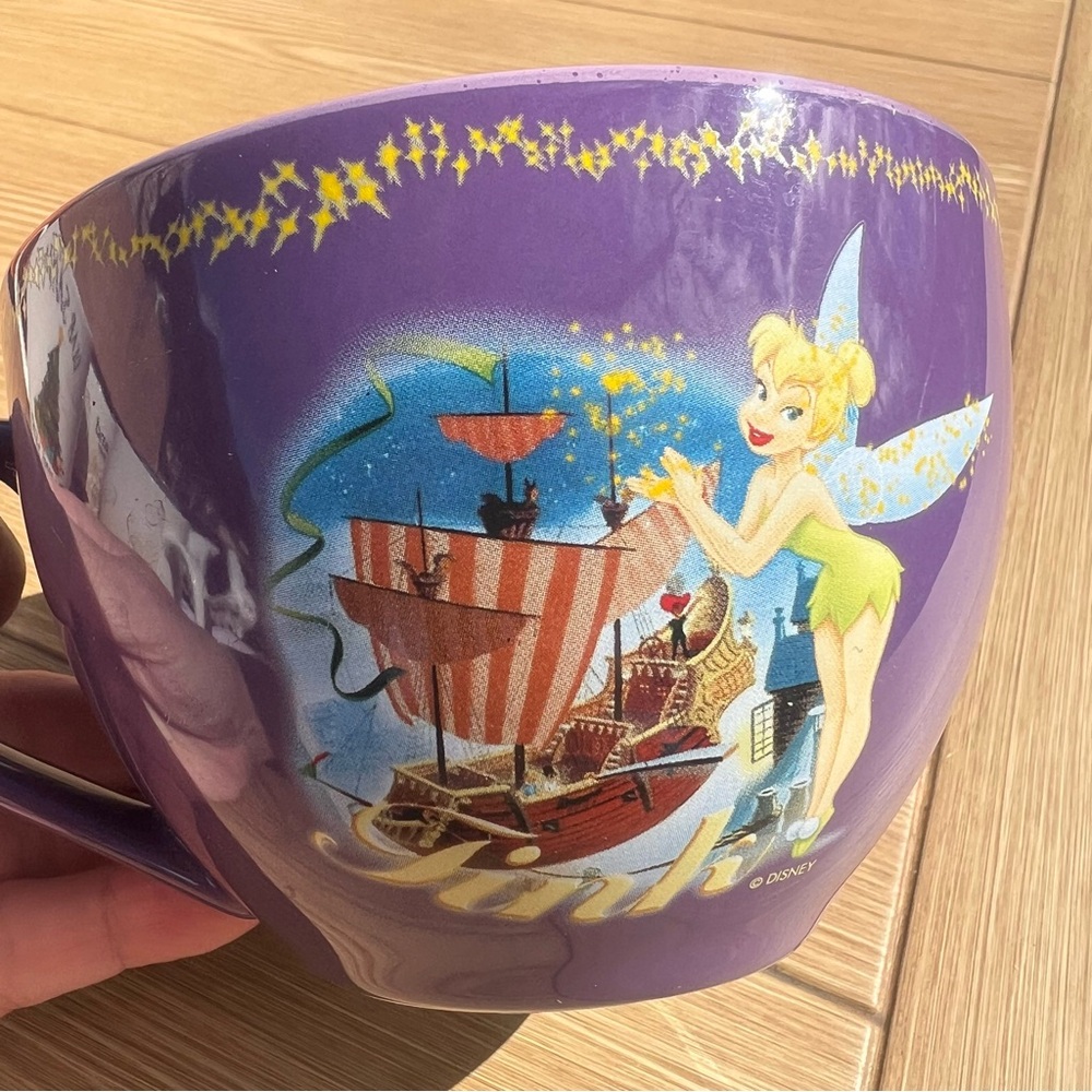 Disney Store Purple Tinkerbell XL Coffee Mug